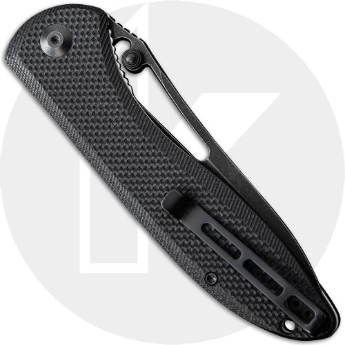 CIVIVI Picaro C916D - Black Stonewash D2 Drop Point - Black G10 - Liner Lock Folder