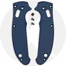 AWT Spyderco Manix 2 Scales - Aggressive Agent Series - Linerless - Exclusive Midnight Blue Type III Hard Coat