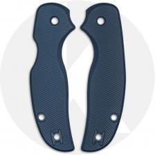 AWT Spyderco Sage 5 Lightweight Scales - Aggressive Agent Series - Contoured - Exclusive Midnight Blue Type III Hard Coat