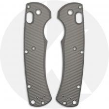 AWT Benchmade Taggedout Scales - Archon Series - Sniper Grey Anodized - USA Made