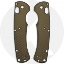 AWT Benchmade Taggedout Scales - Archon Series - FDE Anodized - USA Made