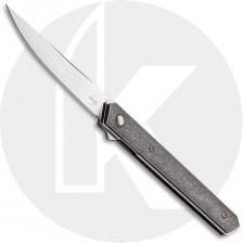 Boker Kwaiken Air Titan 01BO169 - Lucas Burnley EDC - Satin VG-10 Blade - Titanium - Liner Lock - Flipper Folder