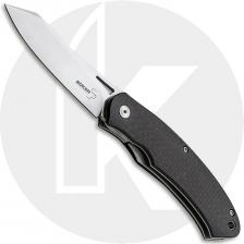 Boker Takara CF 01BO894 - Kansei Matsuno - Satin D2 Reverse Tanto - Carbon Fiber - Liner Lock Flipper Folder