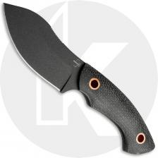 Boker Nessmi Pro Black 02BO066 - Jesper Voxnaes EDC - Black D2 - Black Micarta - Fixed Blade