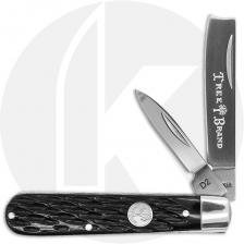 Boker Razor Jack 110868 Knife - D2 Steel Blades - Jigged Black Bone