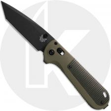 Benchmade Redoubt 431BK-1 Knife - Cobalt Black D2 Tanto - Ranger Green / Forest Green Grivory - USA Made