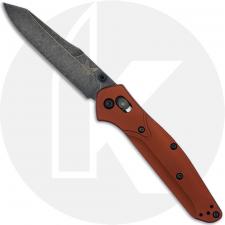 Benchmade Osborne 940BK-03 Knife - Black CPM-MagnaCut Reverse Tanto - Burnt Copper Aluminum - USA Made