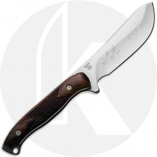 Buck Signature Skinner 803 Fixed Blade Knife - Skinner - Fancy Walnut - English Bridle Sheath - Serial Numbered - BNIB