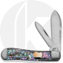 Case Tony Bose Dog Leg Jack 01303 Knife - Abalone - TB822003 ATS34 - Discontinued - BNIB