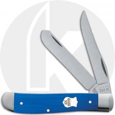 Case Mini Trapper Knife 16741 Blue G10 10207SS