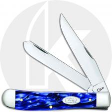 Case Trapper Knife 23431 Blue Pearl Kirinite 10254SS