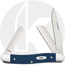 Case Medium Stockman Knife 23612 Navy Blue Synthetic 4318SS