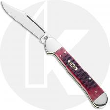 Case Select CopperLock 02401 Knife - Pocket Worn Red Bone - 61549L - Discontinued - BNIB