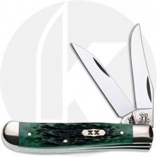 Case Select Trapper 02430 Knife - Bermuda Green Bone - 6207SS - Discontinued - BNIB