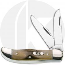 Case Select Mini Folding Hunter 02437 Knife - Burnt Stag - TH52165SS - Discontinued - BNIB