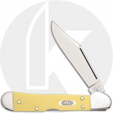 Case Mini CopperLock Knife 30116 Smooth Yellow CV 31749LCV