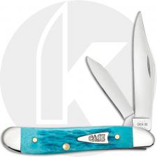 Case XX Peanut 50644 Knife - Jigged Sky Blue Bone - 6220SS