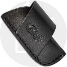 Case Side Draw Belt Sheath - Medium - Black Leather - 52238