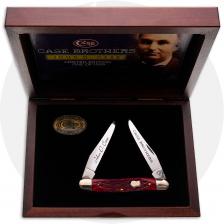 Case Brothers Commemorative Muskrat Knife - John D. Case - Jigged Old Red Bone - Discontinued - BNIB