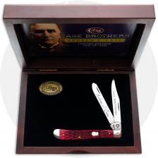 Case Brothers Commemorative Slimline Trapper Knife - Andrew J. Case - Jigged Old Red Bone - Discontinued - BNIB