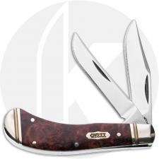 Case Select Saddlehorn 05409 Knife - Amboyna Wood - TB72110SS - Discontinued - BNIB