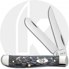 Case Mini Trapper Knife 58414 Pocket Worn Gray Bone CV 6207CV
