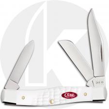 Case Medium Stockman Knife 60184 White Synthetic SparXX 63032SS