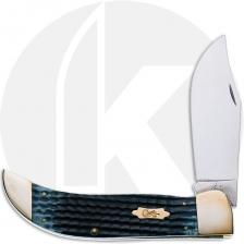 Case XX Clasp 08519 Knife - Jigged Mediterranean Blue Bone - 6172SS - Discontinued - BNIB