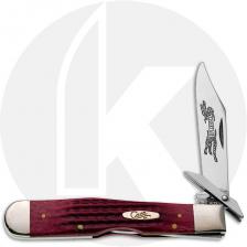 Case Cheetah 90727 Knife - First Production - Pocket Worn Red Bone - 6111 1/2LSS - Discontinued - BNIB