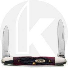 Case Millennium Collection Eisenhower Knife - Old Red Bone Pocket Worn - 06263SS - Discontinued - BNIB