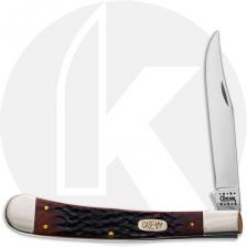 Case Millennium Collection Jaguar Knife - Jigged Chestnut Bone - 6151SS - Discontinued - BNIB