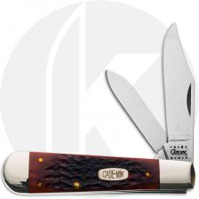 Case Millennium Collection Teardrop Jack Knife - Jigged Chestnut Bone - 6299 1/2SS - Discontinued - BNIB