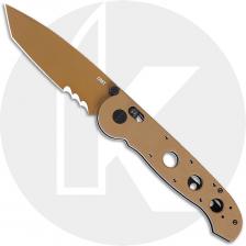 CRKT M16-14XD Crossbar Lock Knife - Tan D2 Tanto - Tan Grivory