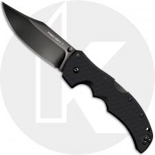 Cold Steel 27BC Recon 1 Knife S35VN Black Clip Point Blade Black G10 Tri-Ad Locking Folder