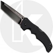 Cold Steel 27BT Recon 1 Knife S35VN Black Tanto Blade Black G10 Tri-Ad Locking Folder