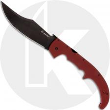 Cold Steel Espada XL 62MGC-RRBK Knife - Black AUS 10A Clip Point - Ruby Red G10