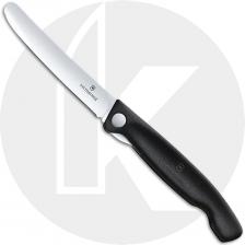 Victorinox Foldable Paring Knife 6.7803.FB - 4.3 Inch Blade - Black Polypropylene Handle with Liner Lock