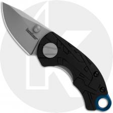 Kershaw Aftereffect 1180 - Jens Anso - Bead Blast Clip Point Blade - Black GFN - Liner Lock Folder