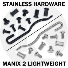 Stainless Replacement Hardware Screw Set for Spyderco Manix 2 Lightweight