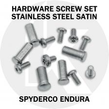 Replacement Hardware Kit for Spyderco Endura - Stainless Steel - Satin