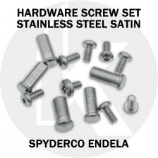 Replacement Hardware Kit for Spyderco Endela - Stainless Steel - Satin