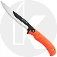 Outdoor Edge RazorMax - RMB-20 - Fixed Blade Hunting Knife Set - Replaceable Blades - Orange Handle - Camo Sheath