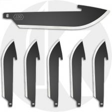 Outdoor Edge RR22K-6C 220 Razorsafe Black Oxide Replacement Blade Set - Fits any 2.2-Inch Razor Knife