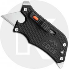 Outdoor Edge SlideWinder - Compact 4 Function Utility Knife Multi Tool - Black Handle SWK-30C