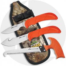 Outdoor Edge WildGuide - Compact 3 Piece Hunting Knife Set - WG-10C