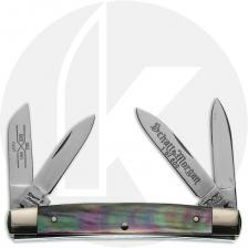 Queen Schatt & Morgan 154230 Mini Congress Knife - 2007 Series XVII - Black Lip Mother of Pearl - Discontinued - BNIB