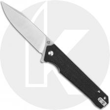 QSP Mamba V2 QS111-G1 - Satin D2 Clip Point - Black Micarta - Liner Lock Flipper Folder