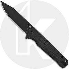 QSP Mamba V2 QS111-G2 - Black Stonewash D2 Clip Point - Black Micarta - Liner Lock Flipper Folder