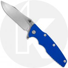 Rick Hinderer Eklipse 3.5 Knife - Slicer - Stonewash - Blue G10