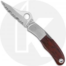 Spyderco SpyderKey 3002W - Serrated AUS-8 - Cocobolo Wood - Discontinued Item - BNIB - Circa 1993